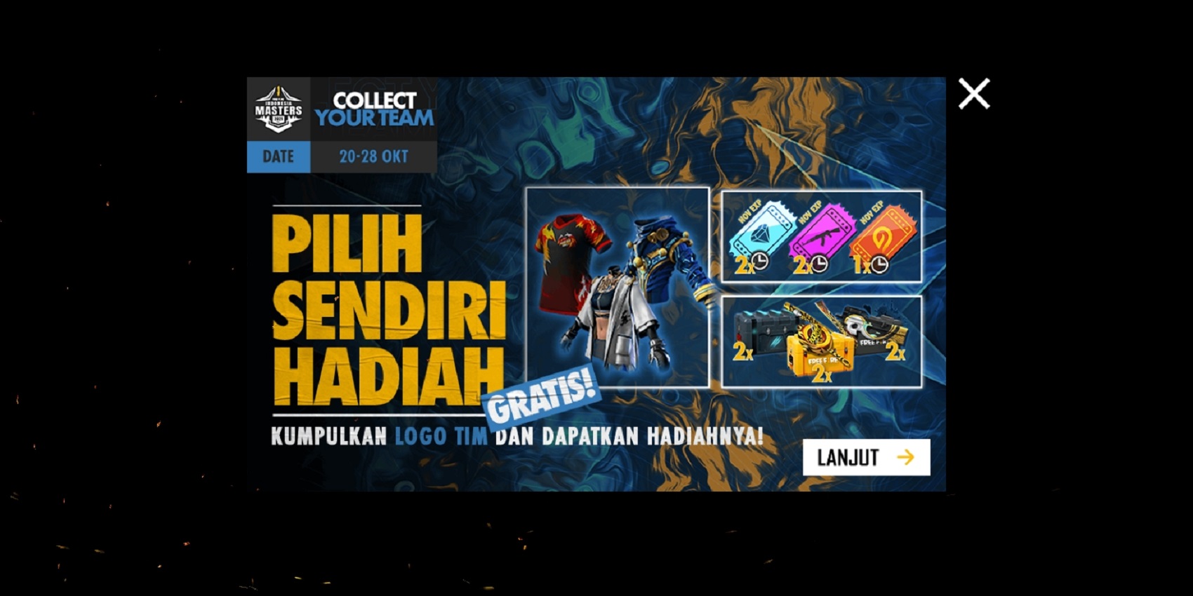 Cara Bermain Event Collect Your Team Free Fire (FF)