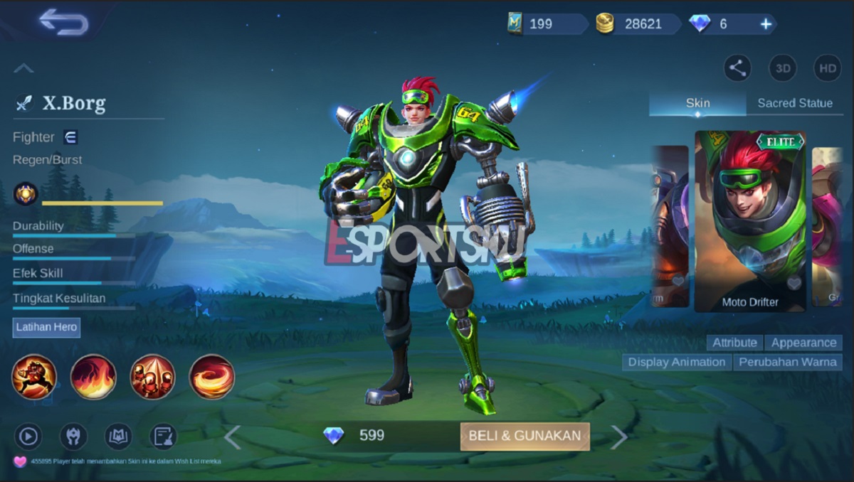 How to Get Free X.Borg Skin in Mobile Legends (ML)