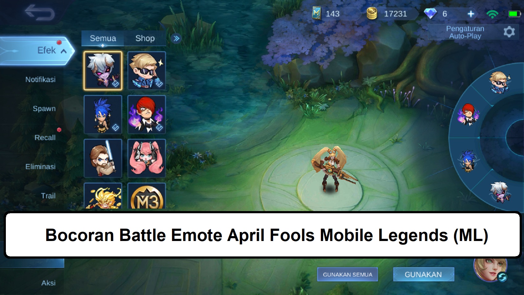 Bocoran Battle Emote April Fools Mobile Legends (ML)