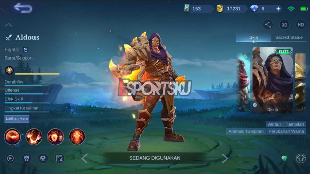 How to Get Skin Aldous Death Mobile Legends (ML)