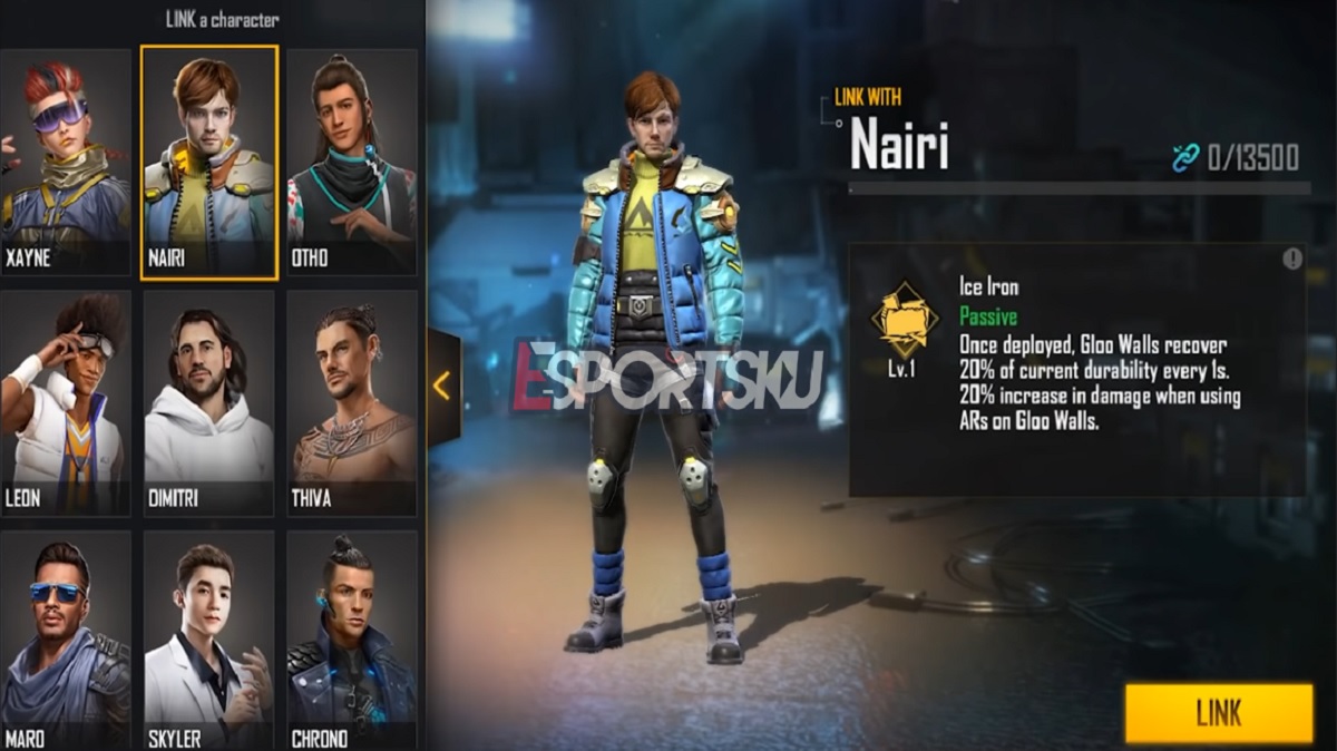 Cara Menggunakan Fitur Link Karakter Free Fire (FF)