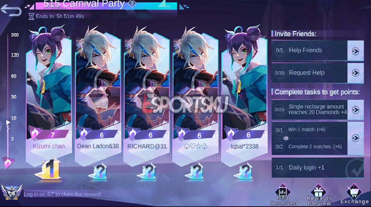 When is the Diamond Mobile Legends (ML) Promo