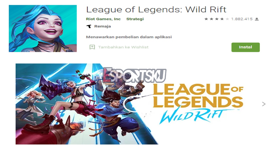 Rating Game League of Legends Wild Rift Turun