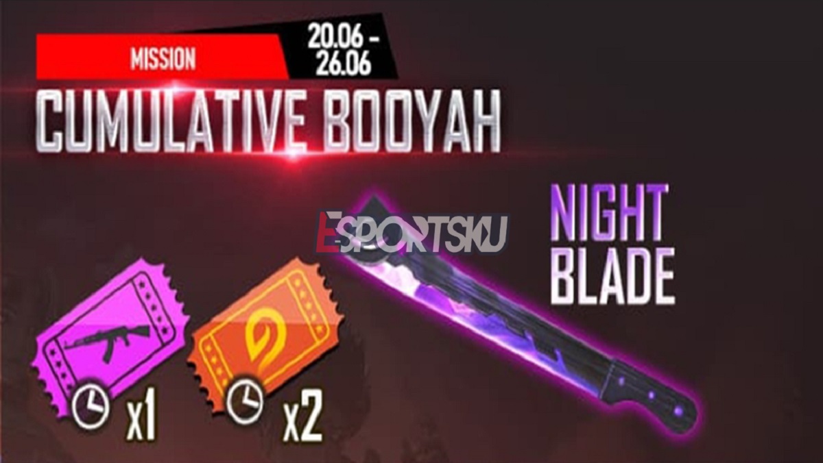 Cara Dapatkan Skin Machete Night Blade Free Fire (FF)