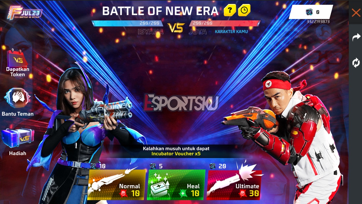 Cara Bermain Event Battle of New Era Free Fire (FF)