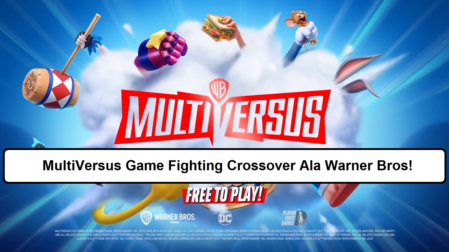MultiVersus Game Fighting Crossover Ala Warner Bros!