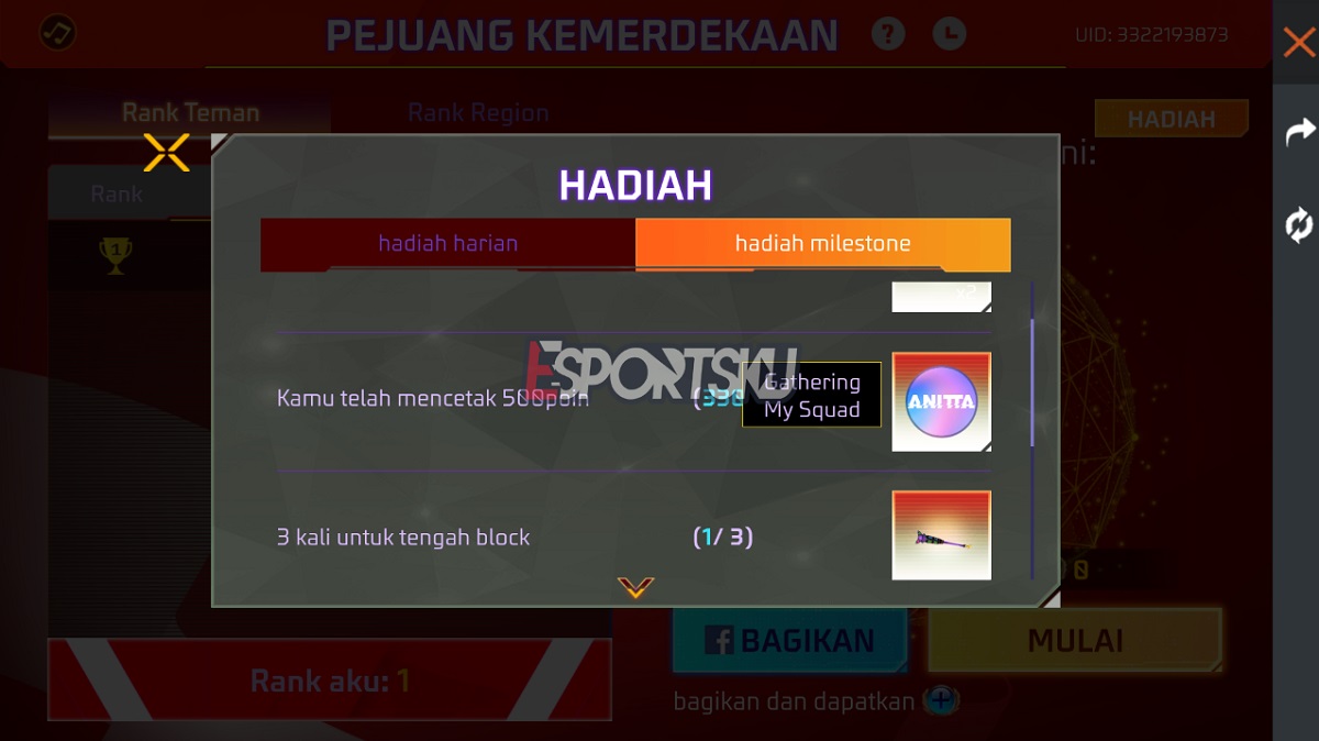 Cara Dapatkan Lobby Music Anitta Free Fire (FF)