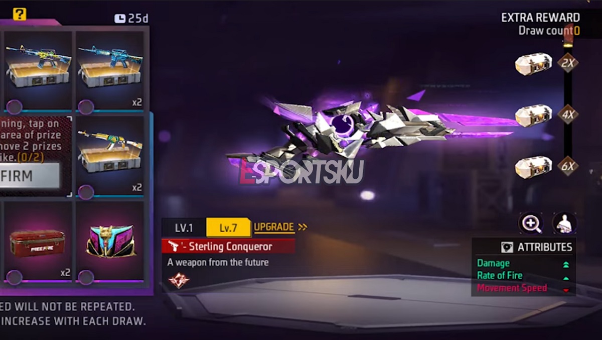 Cara Dapatkan Skin M1887 Sterling Conqueror Free Fire (FF)