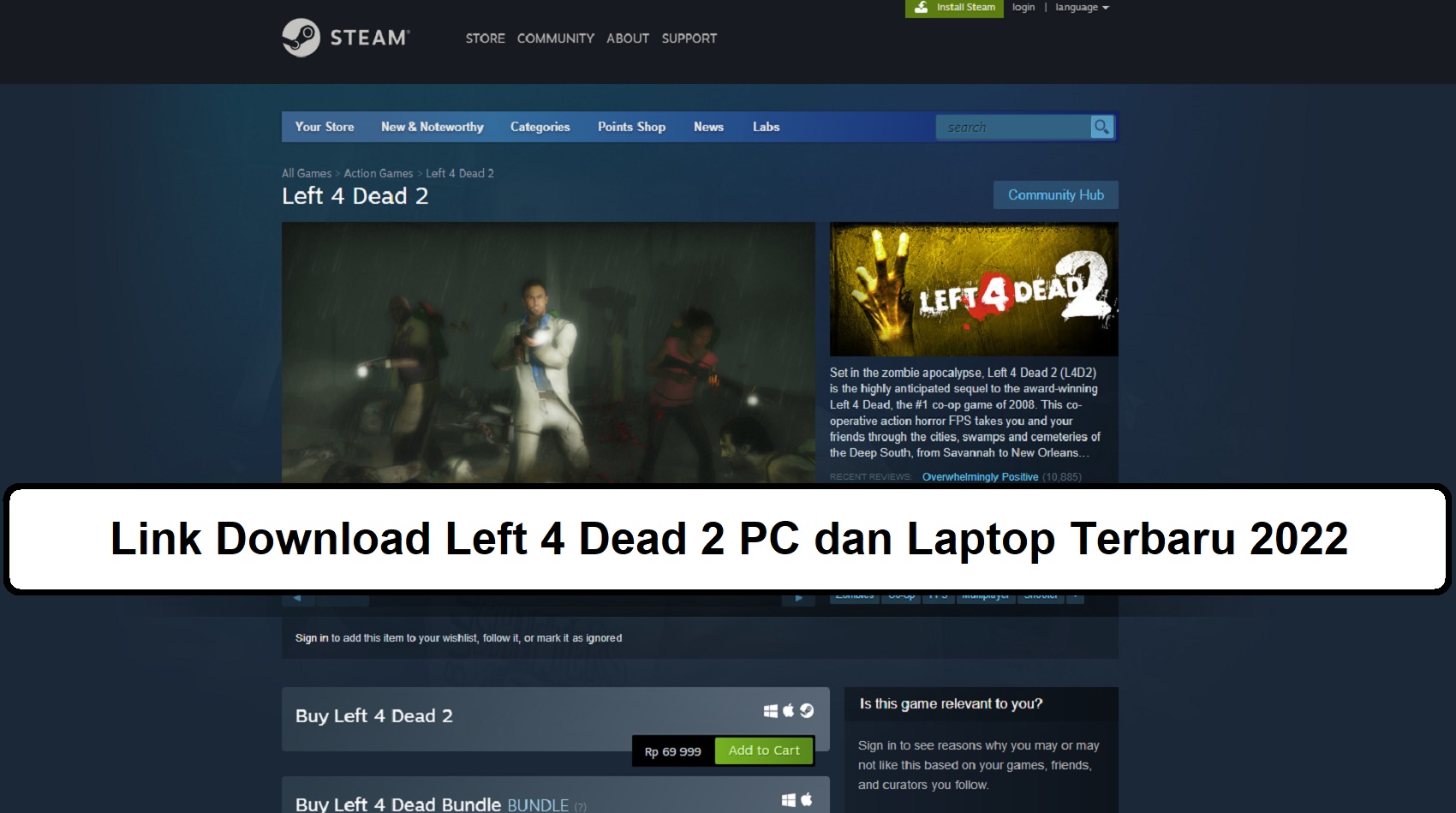Link Download Left 4 Dead 2 PC dan Laptop Terbaru 2022