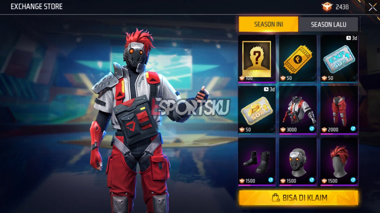 Cara Dapatkan Bundle Team Spy Free Fire (FF)