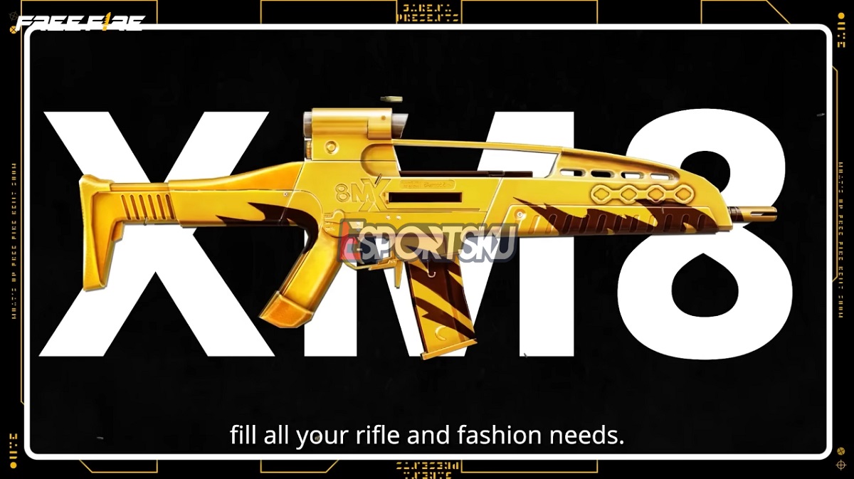 Cara Dapatkan Skin The Golden XM8 Free Fire (FF)