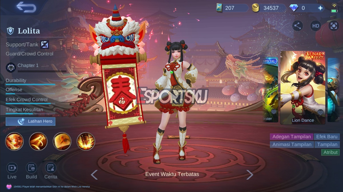 How to Get the Lolita Lion Dance Mobile Legends (ML) Skin