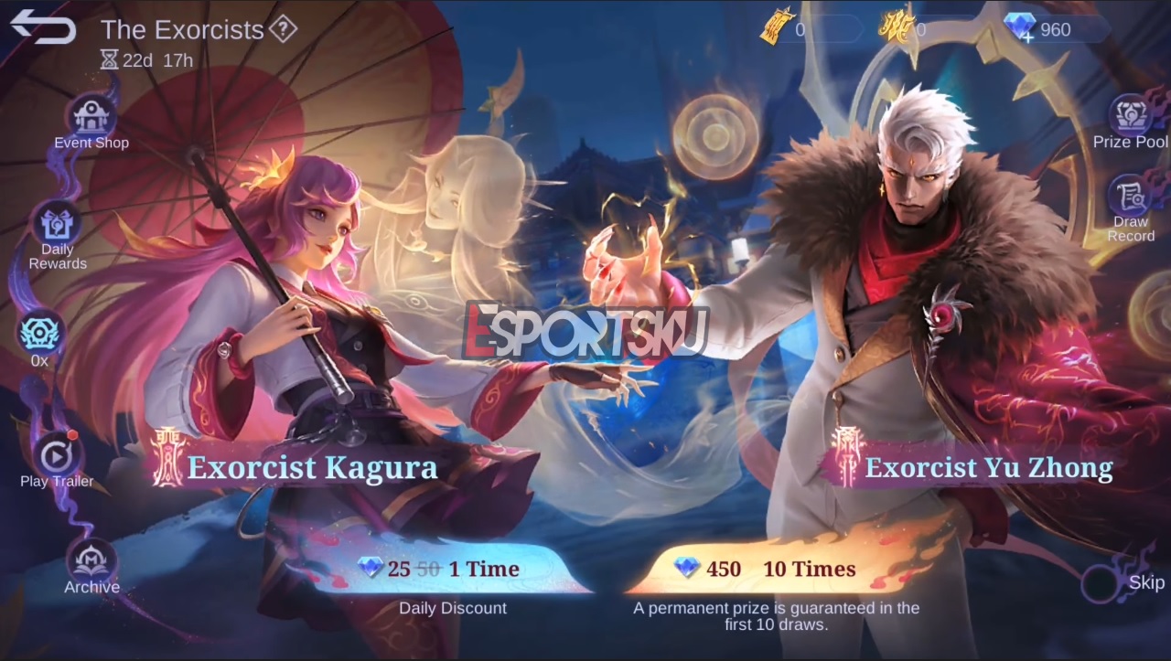 Harga Skin The Exorcist Squad Mobile Legends (ML)
