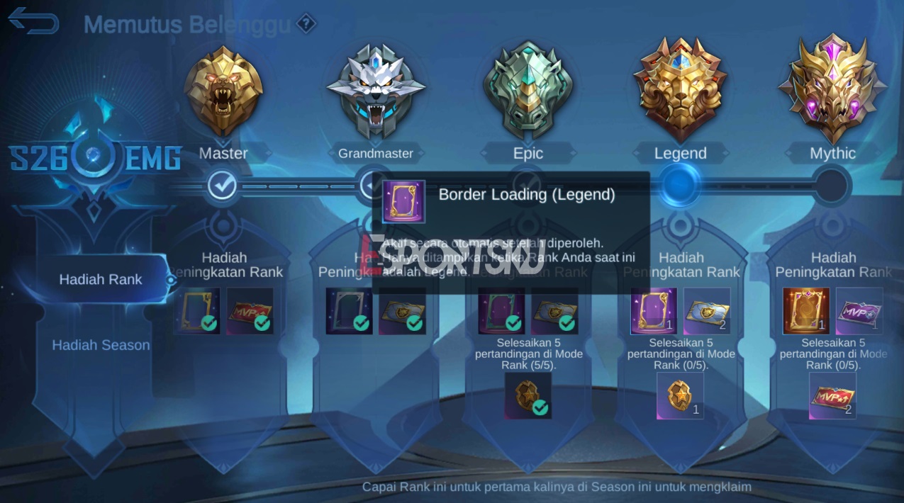 Apa Itu Border Loading Mobile Legends (ML)?