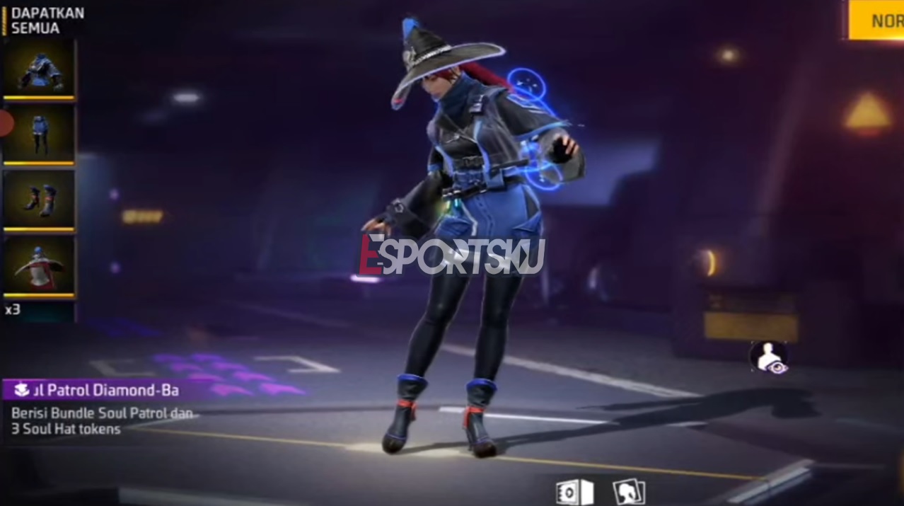Cara Dapatkan Bundle Soul Patrol Free Fire (FF)