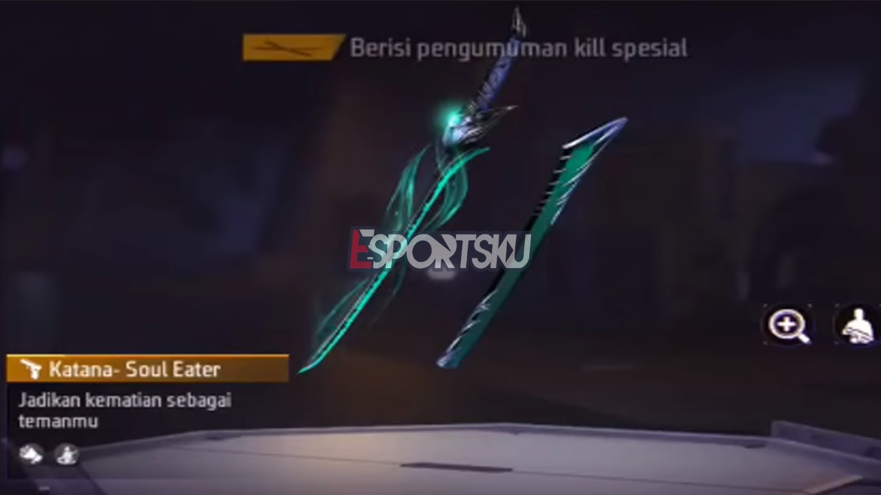 Cara Dapatkan Skin Katana Soul Eater Free Fire (FF)