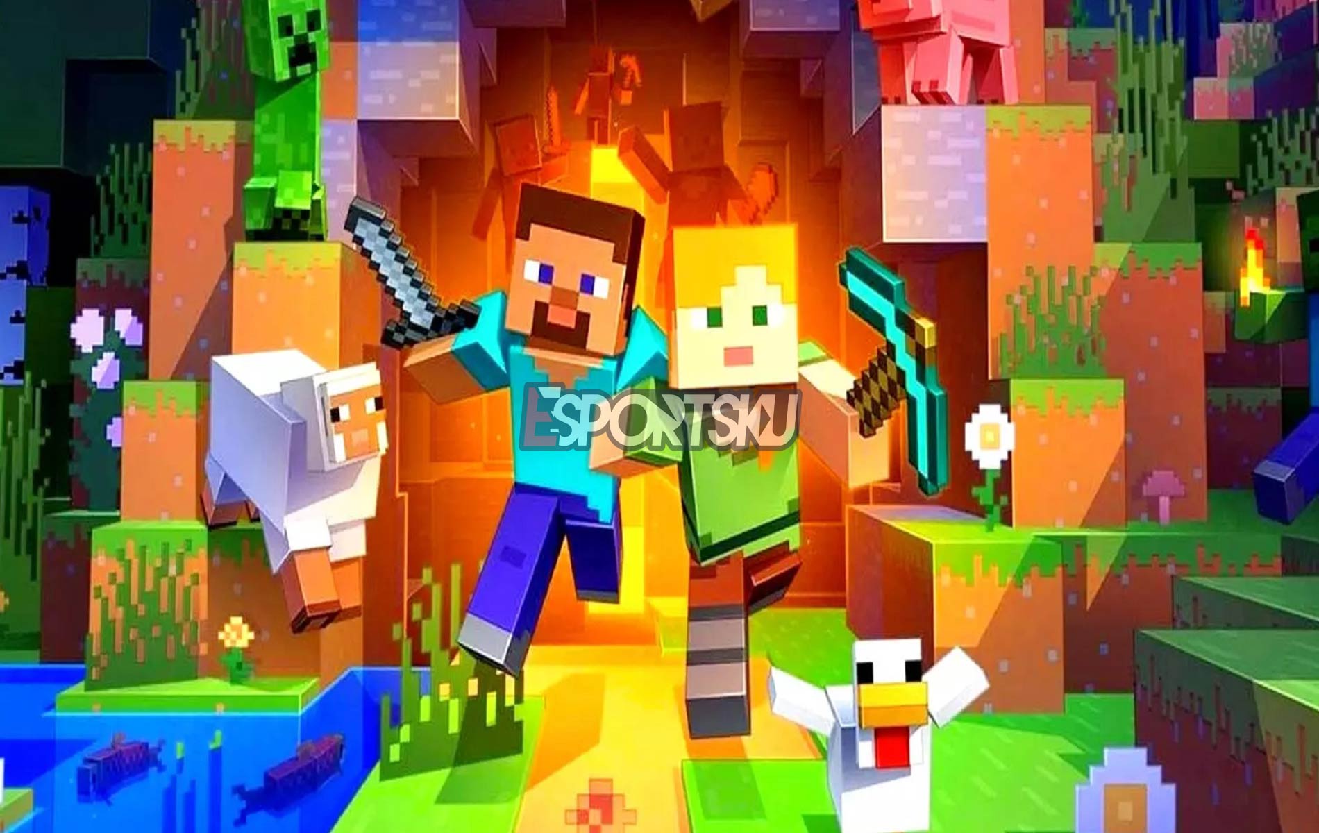 Berapa Luas Ukuran Map Dunia Minecraft?