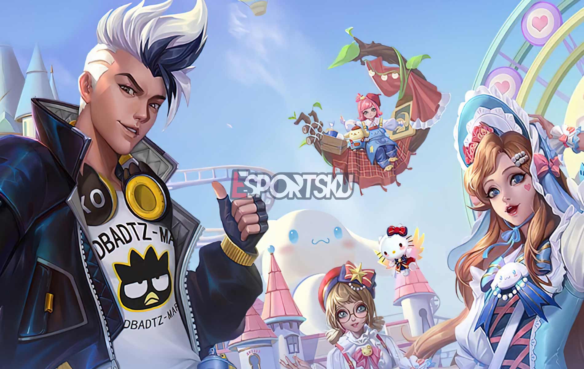 Quando é a data de lançamento do evento Sanrio Characters Mobile Legends (ML)