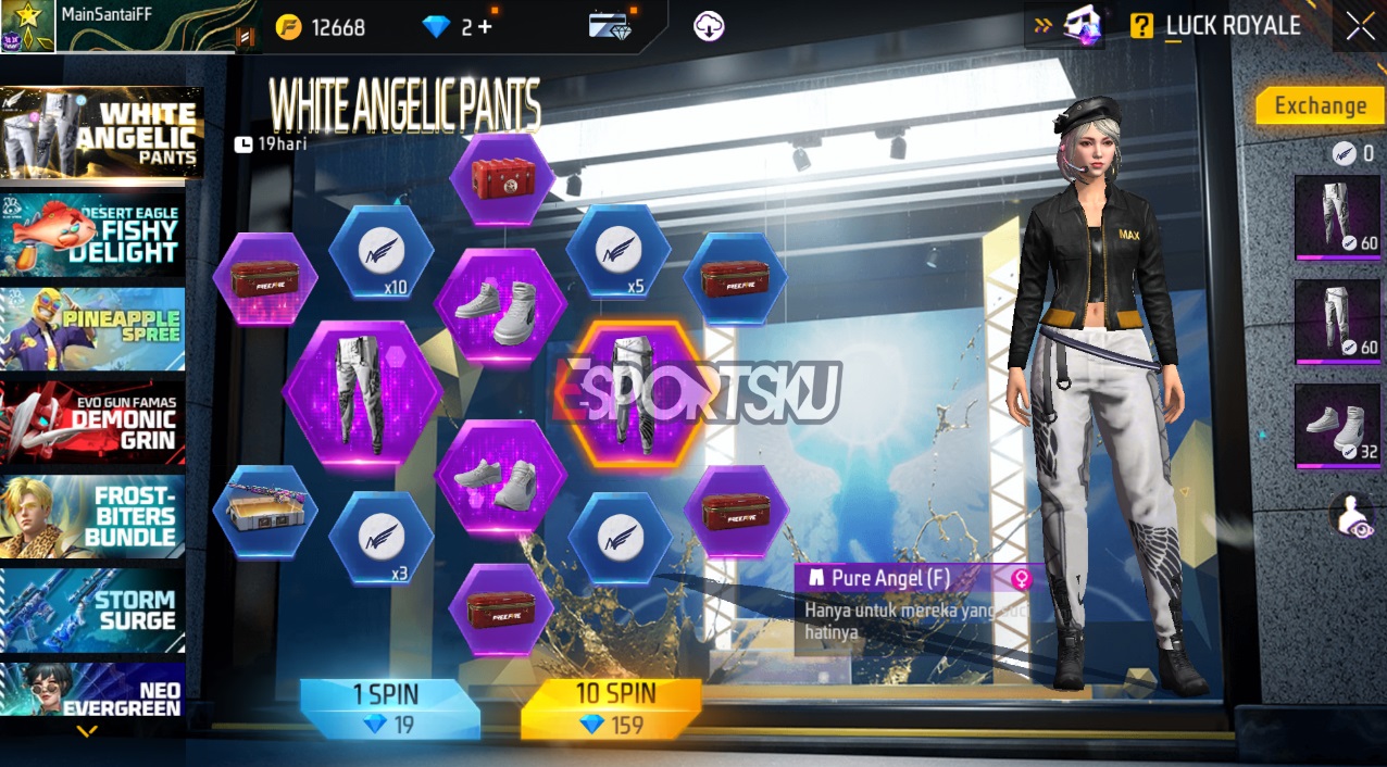URGENT! HOW TO GET ANGELICAL PANTS FOR FREE WITH NEW FREE FIRE 2023  UNIVERSAL CODE! 