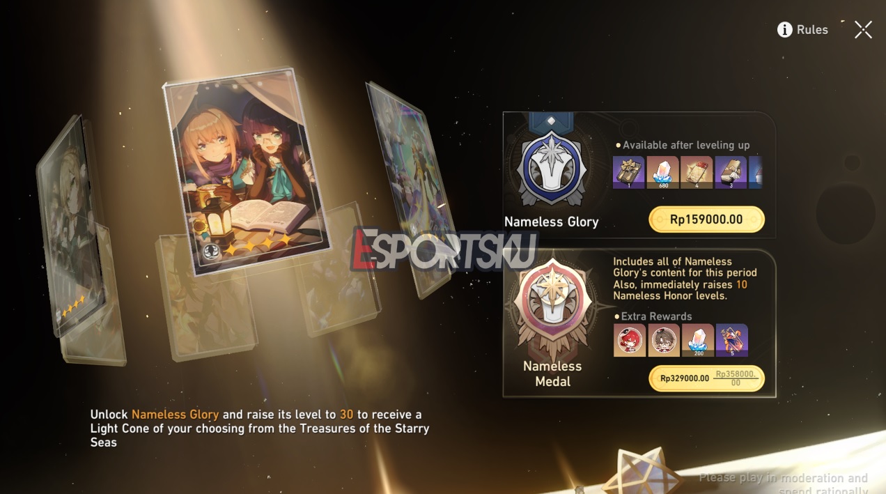 Cara Membeli Nameless Honor Honkai Star Rail