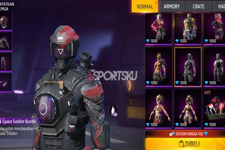 Garena Bagikan Bundle Space Soldier di Penukaran Kode Redeem FF Khusus!