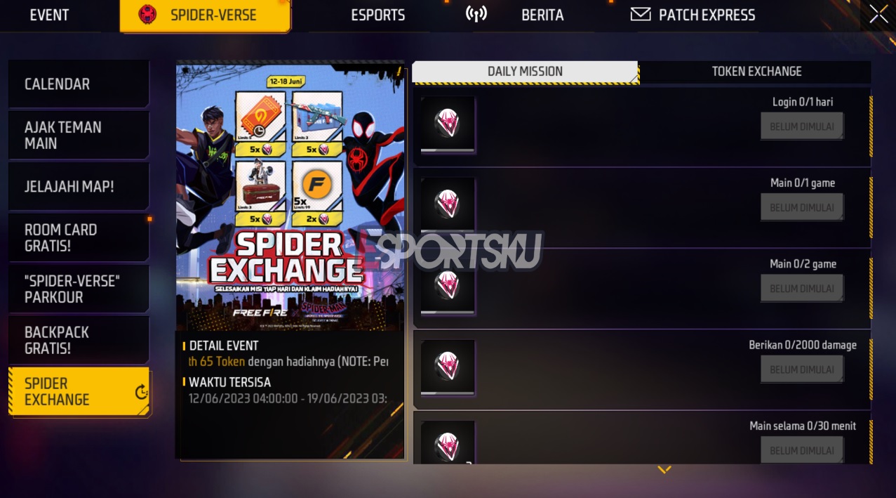 How to Get Earth 65 Free Fire (FF) Tokens