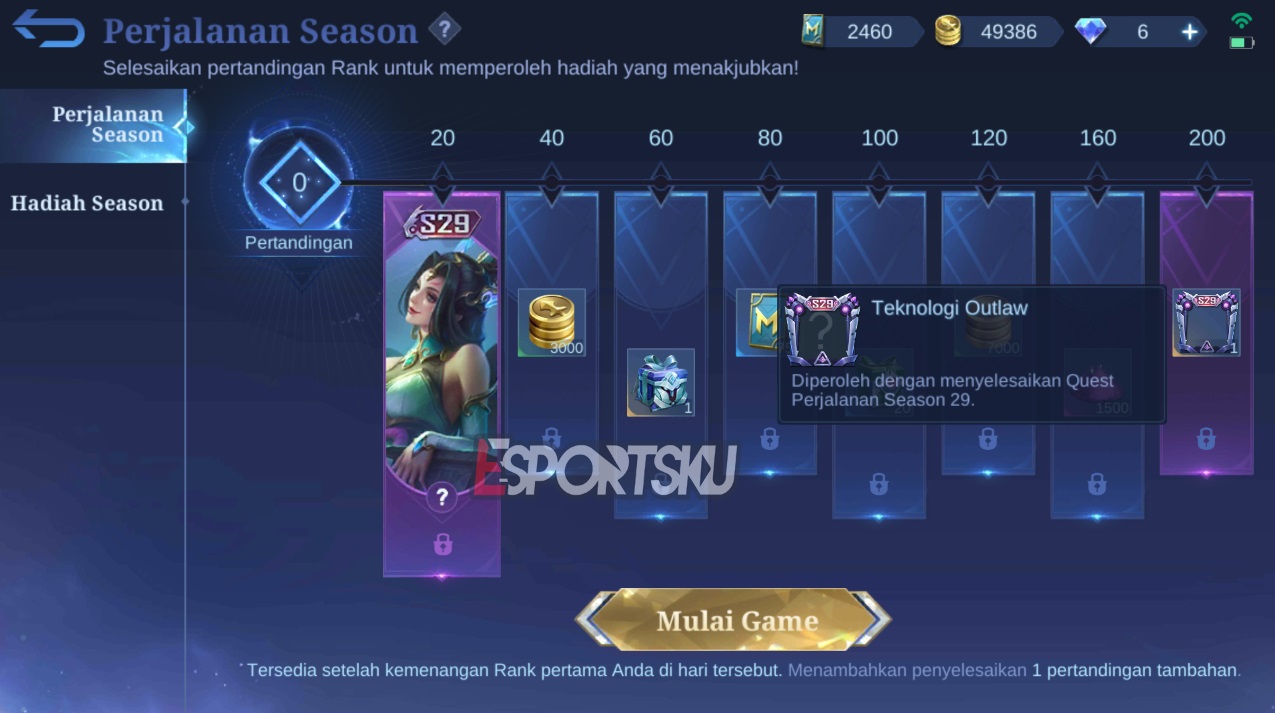 How to Get Border Avatar Technology Outlaw Mobile Legends (ML)