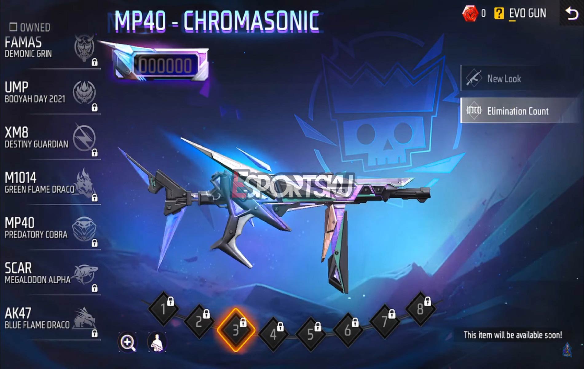 How to Get the Skin Evo Gun MP40 Chromasonic Free Fire (FF)