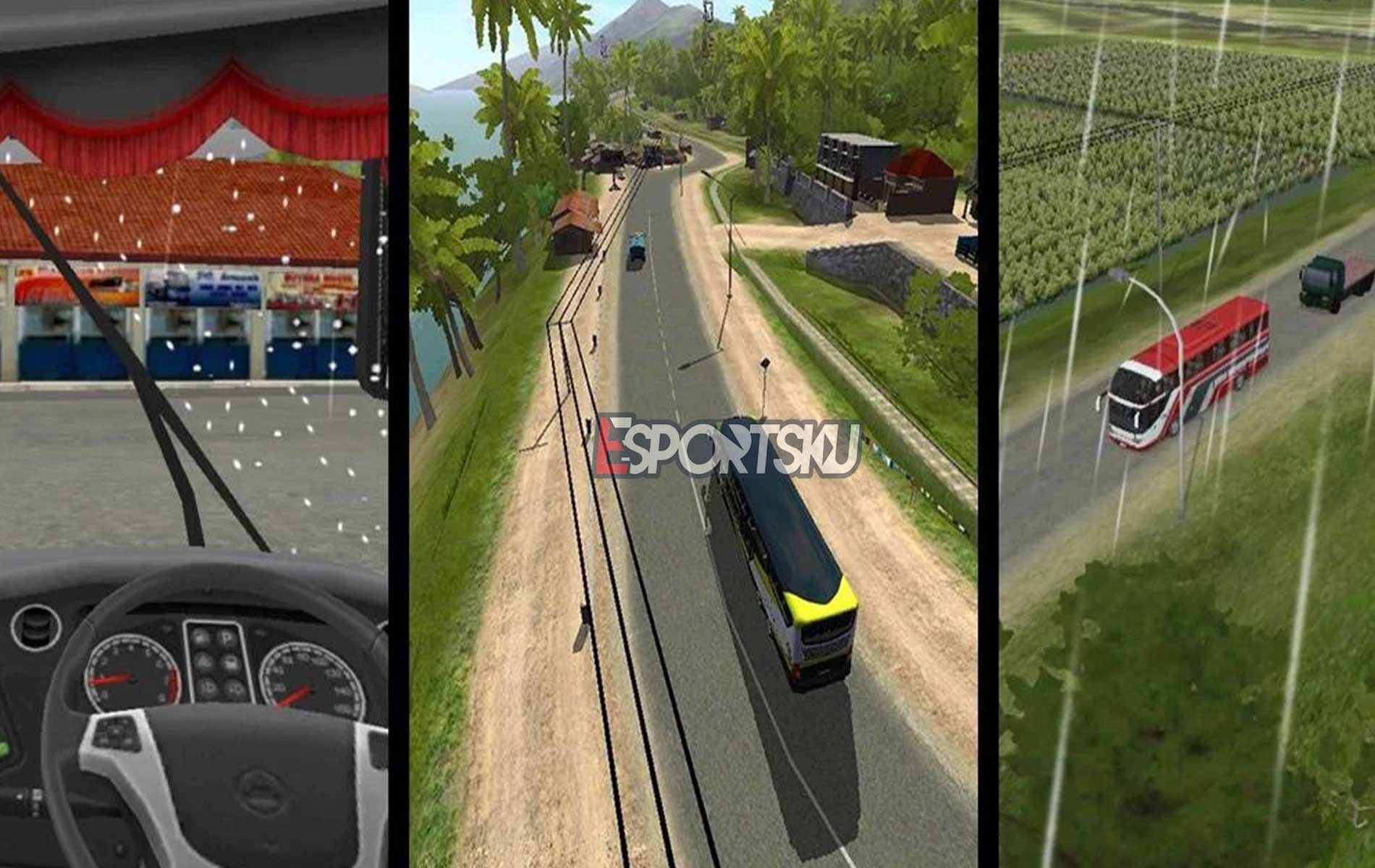 Cara Main Game Bus Simulator Livery Bussid Di HP Android
