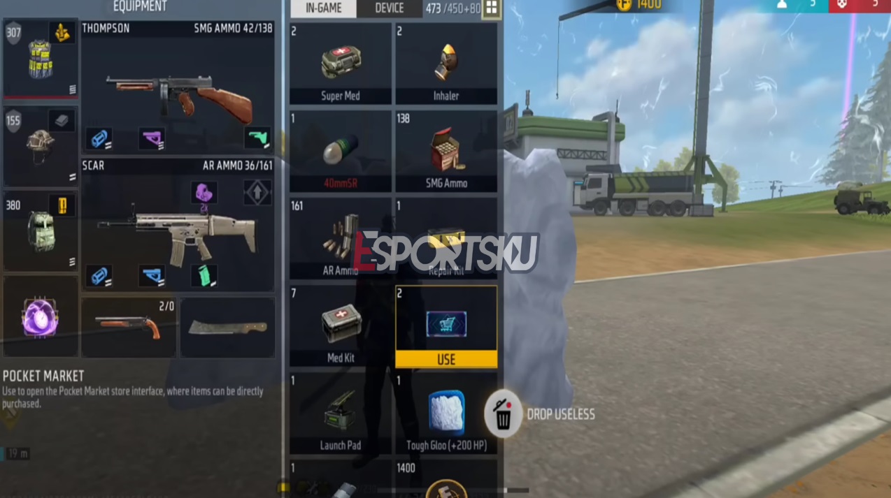 Kecepatan Auto Pick Up Free Fire (FF)