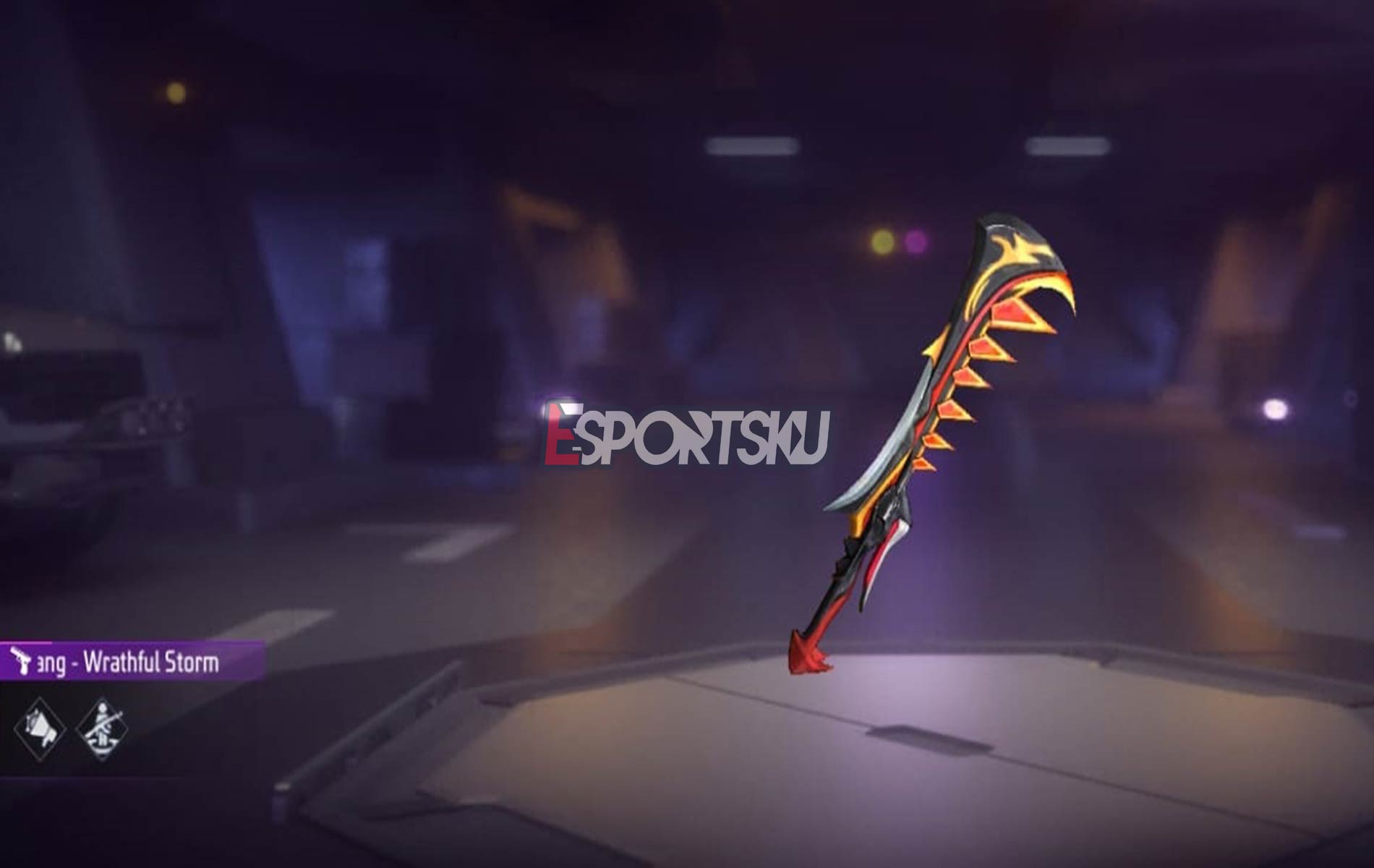 Cara Dapatkan Skin Parang Wrathful Storm Free Fire (FF)