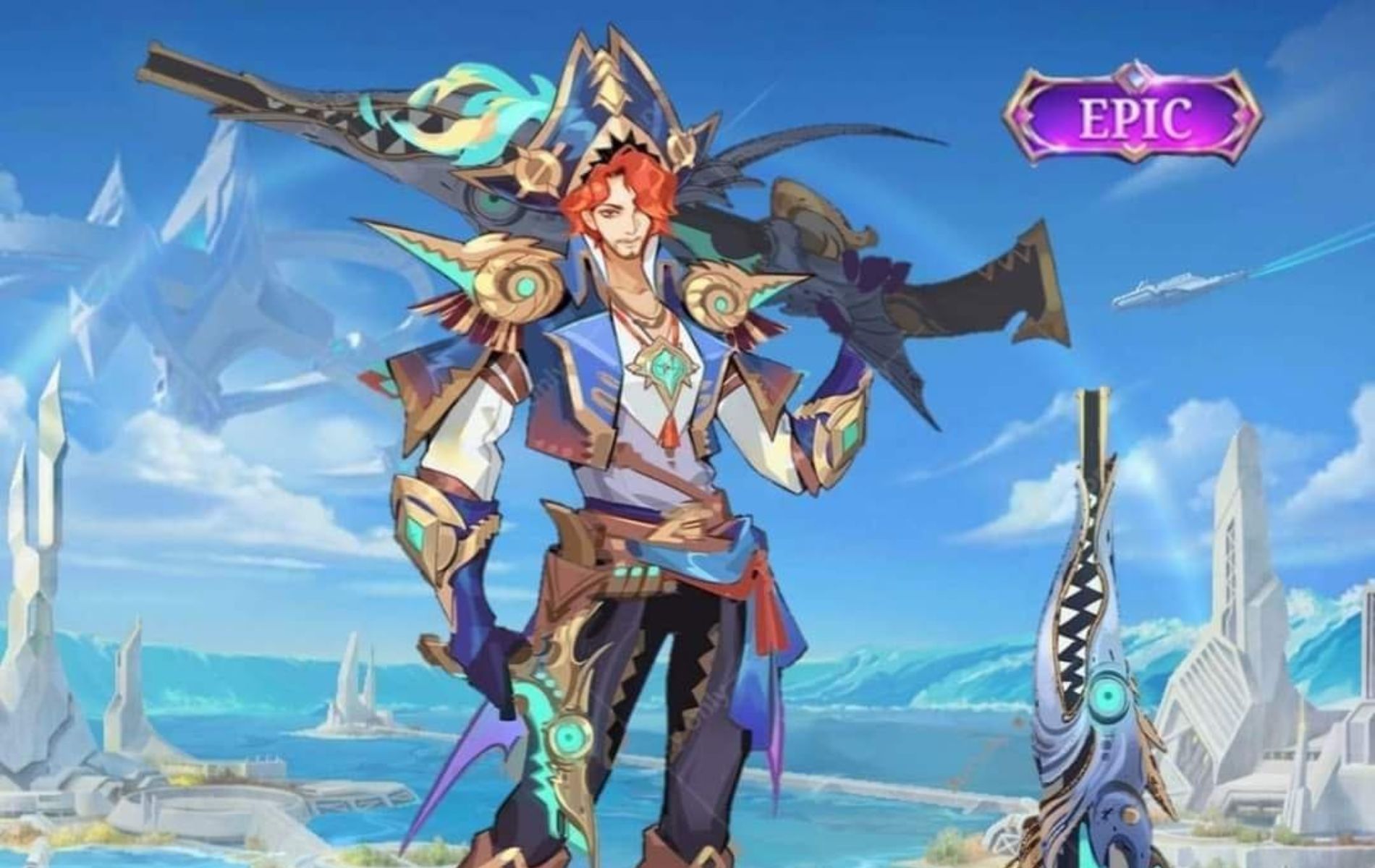 Epic Skin Clint Captain of the Reefs Mobile Legends