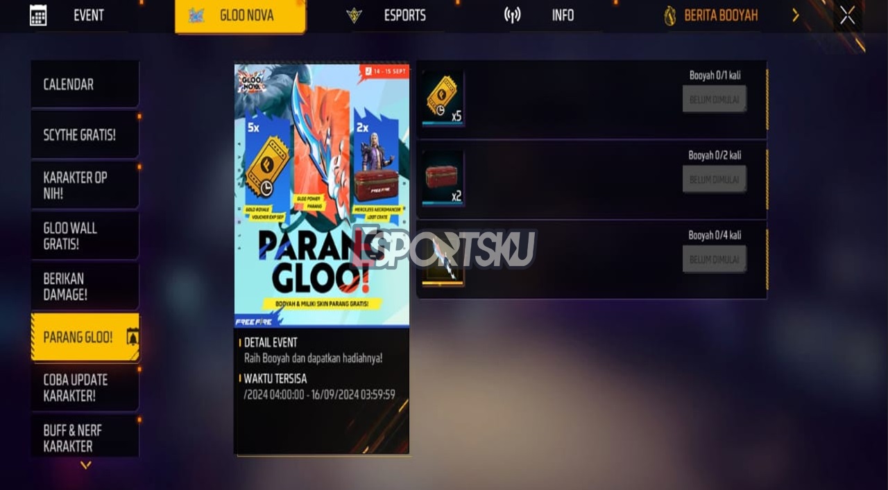 Skin Parang Gloo Power Free Fire (FF)