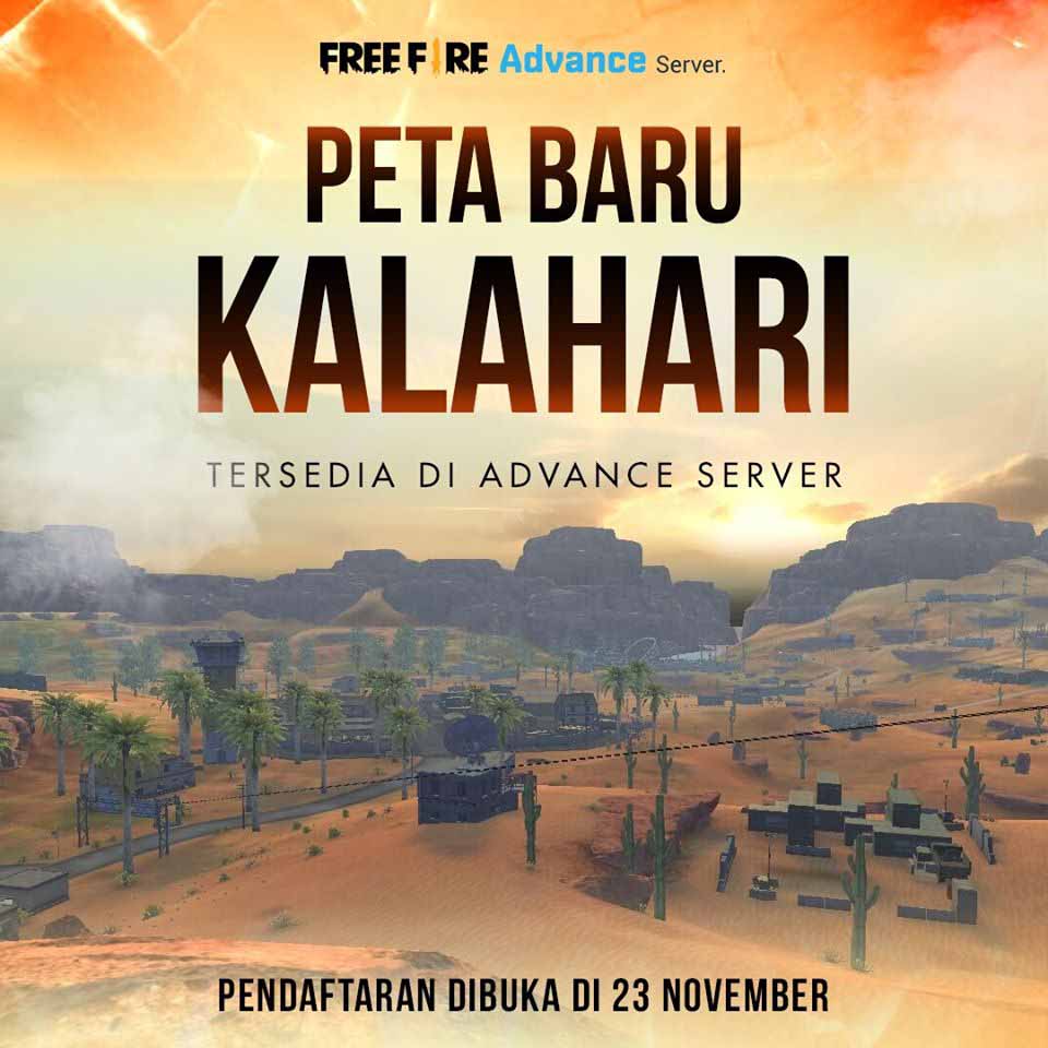 Map Baru Kalahari FF Di Advanced Server Free Fire Esportsku   Map Baru Kalahari FF 