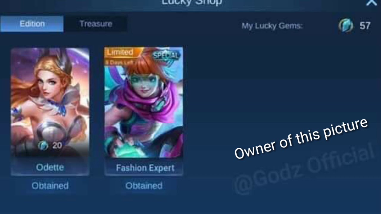 Skin Harith Fashion Expert Mobile Legends Terbaru di Lucky Shop ML