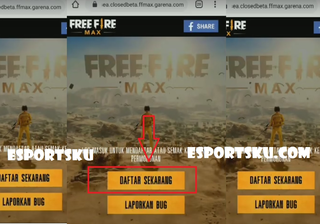 Free Fire Max Closed Beta Indonesia, Download Sekarang!