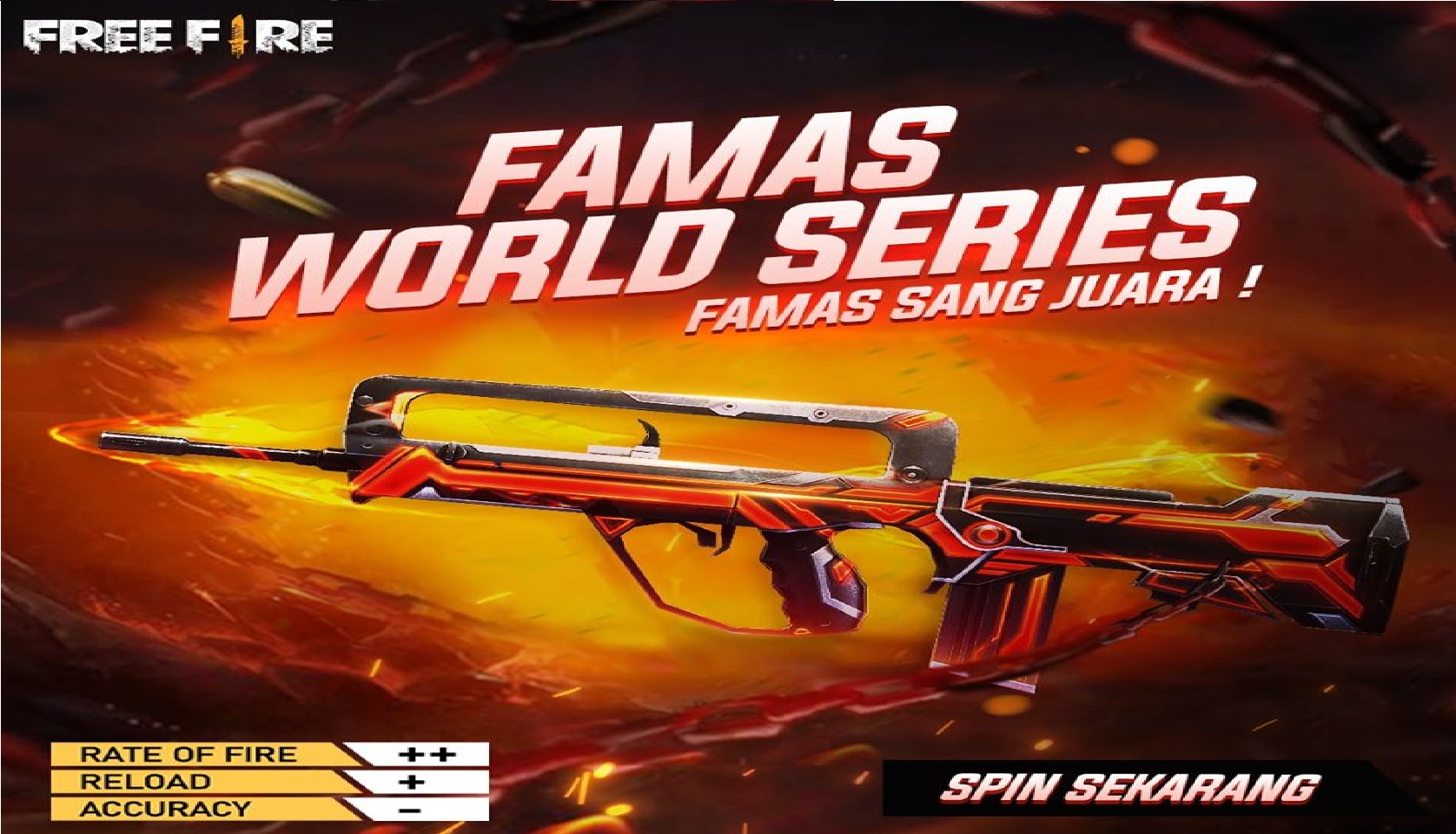 2 Skin Peningkat Rate of Fire Tertinggi FAMAS Free Fire – Esportsku