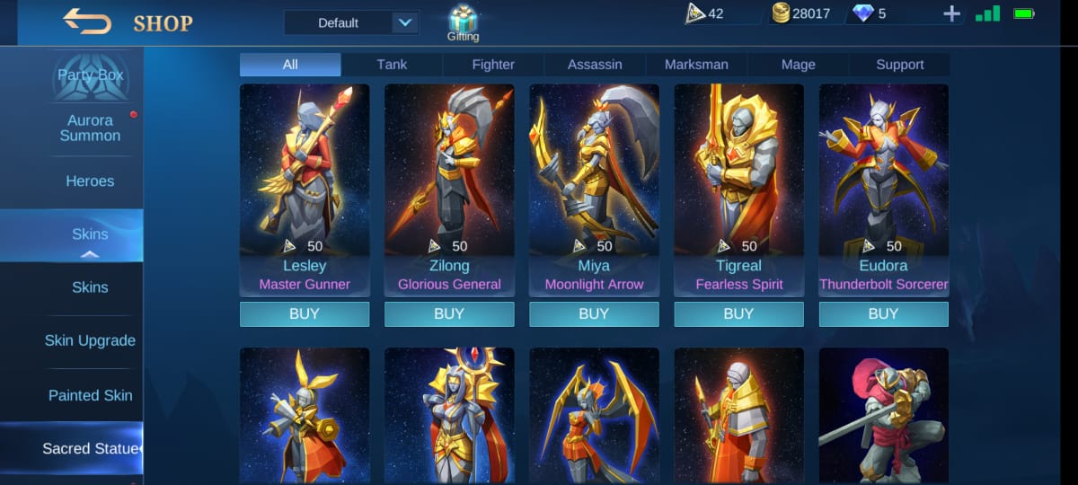 Cara Mendapatkan Sacred Statue Gratis Mobile Legends (ML) Esportsku