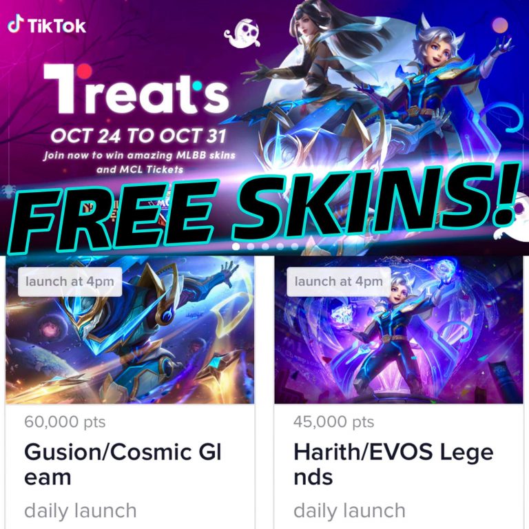 Cara Mendapatkan Skin Mobile Legends (ML) Gratis Dari TikTok! – Esportsku