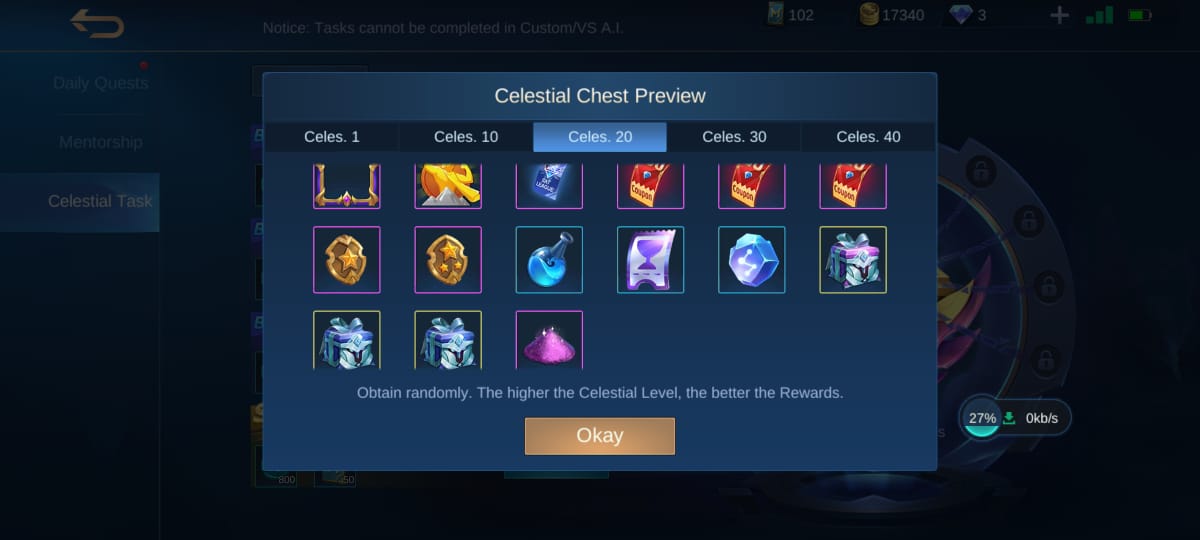 Celestial Level Mobile Legends How to Get and Benefits of the Prizes ...