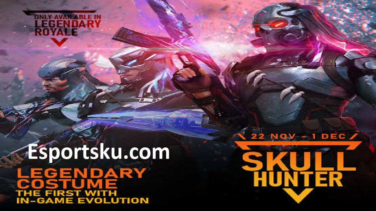 Legendary Royale FF Skull Hunter Free Fire Akan Hadir Lagi Esportsku