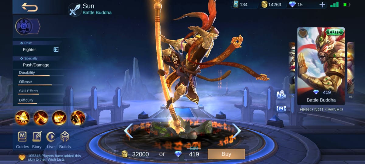 Build Item Sun Mobile Legends (ML), Mudah Snowballing – Esportsku