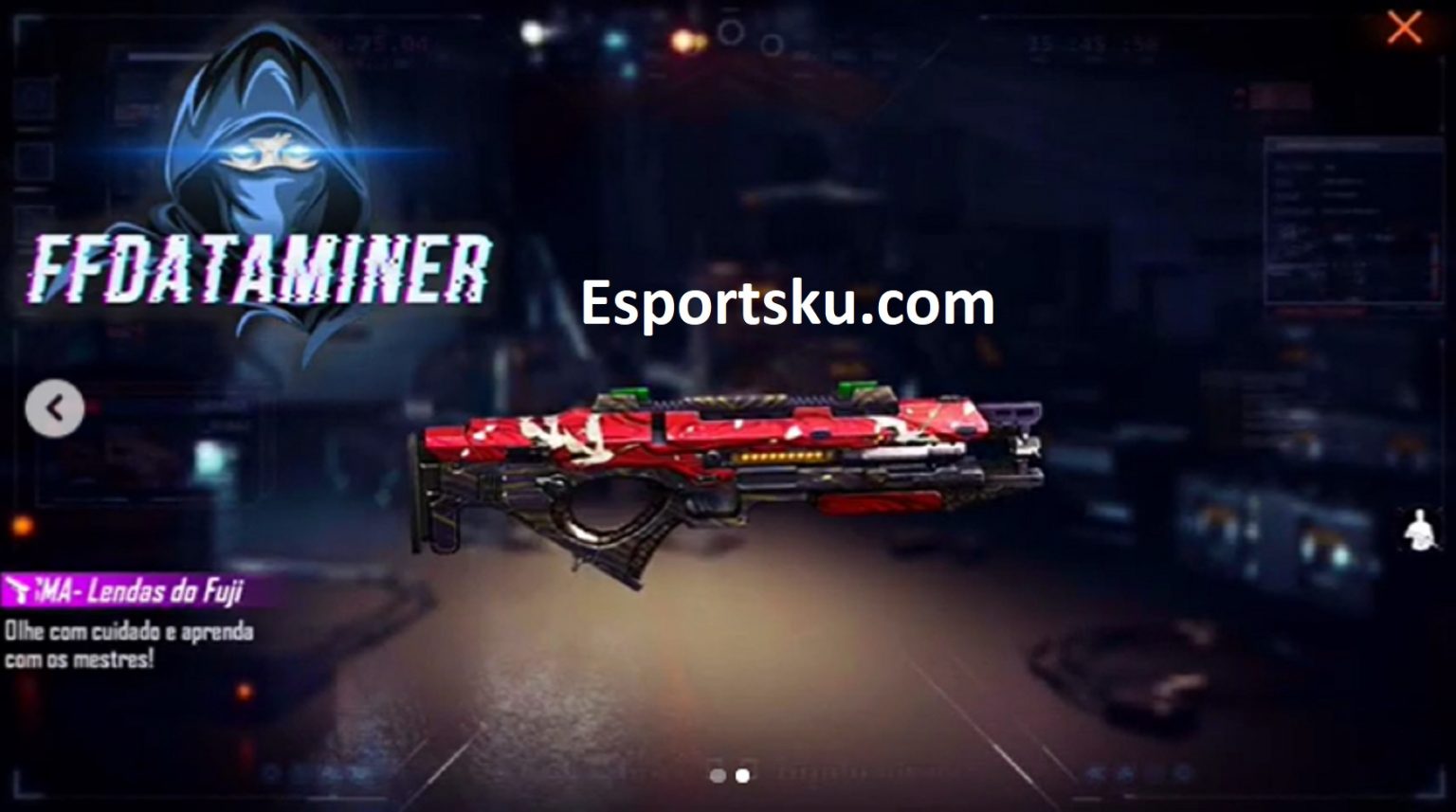 Skin Plasma Gun Fuji Free Fire (FF) – Esportsku