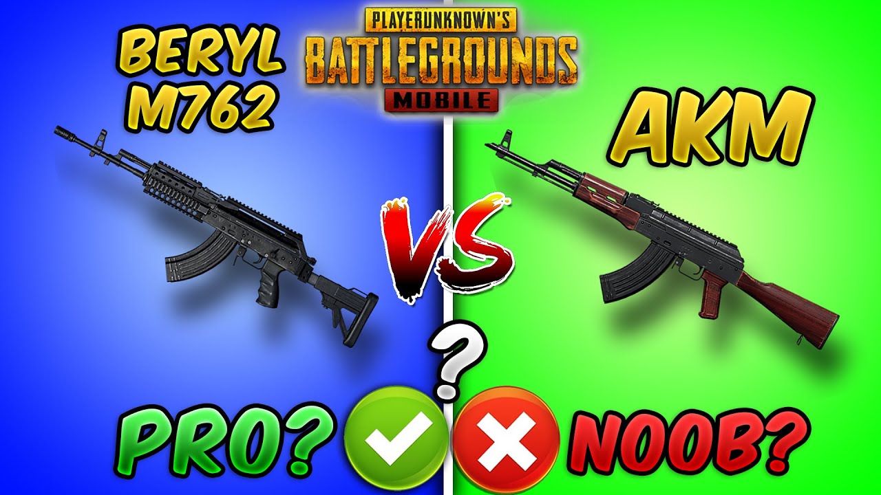 Akm Vs M Beryl Pubg Mobile Mana Yang Lebih Unggul Untuk Close