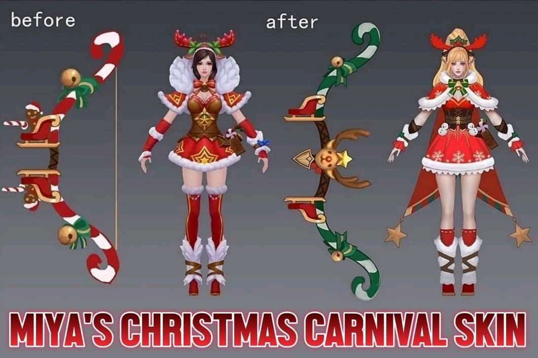 Bocoran Revamp Skin Miya Christmas Carnival Mobile Legends (ML) – Esportsku