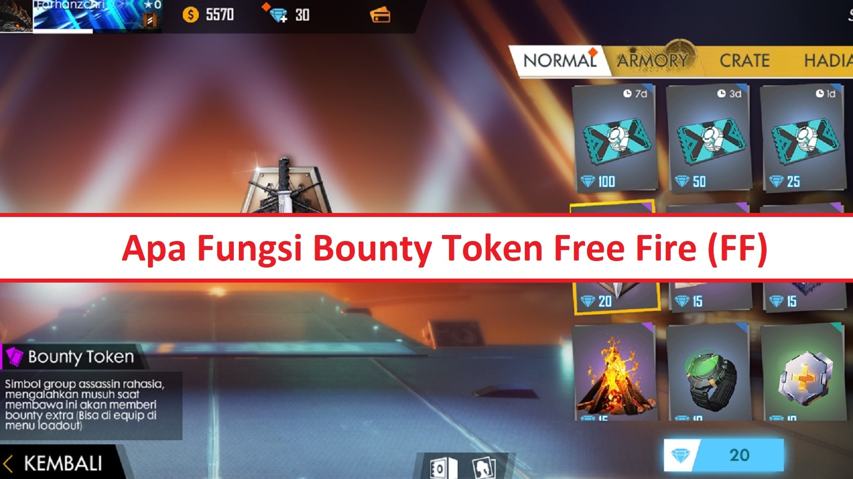 Apa Fungsi Bounty Token Free Fire (FF)? Esportsku Apa Fungsi Bounty Token Free Fire (FF)? Esportsku