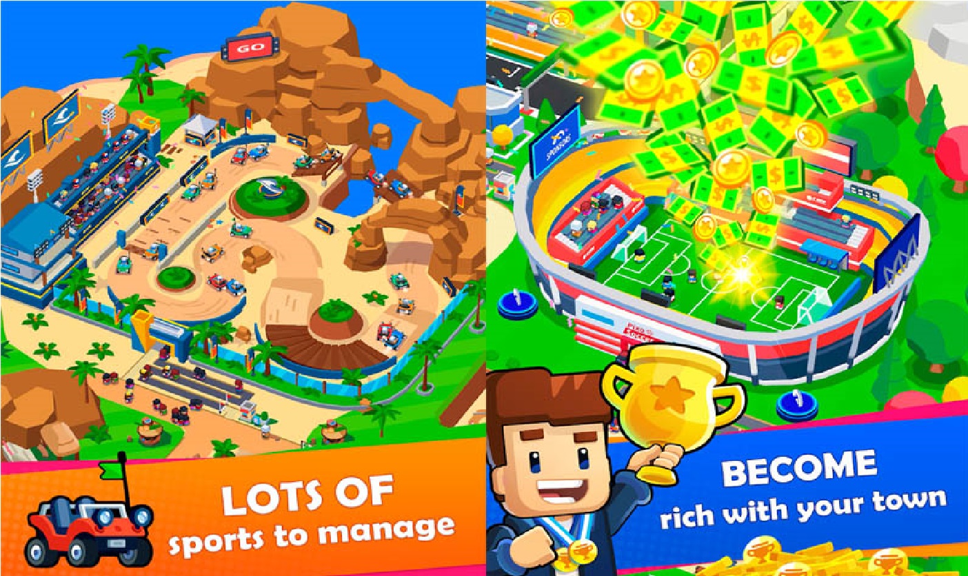 Idle Sports City, Game Android Idle Olahraga! Esportsku