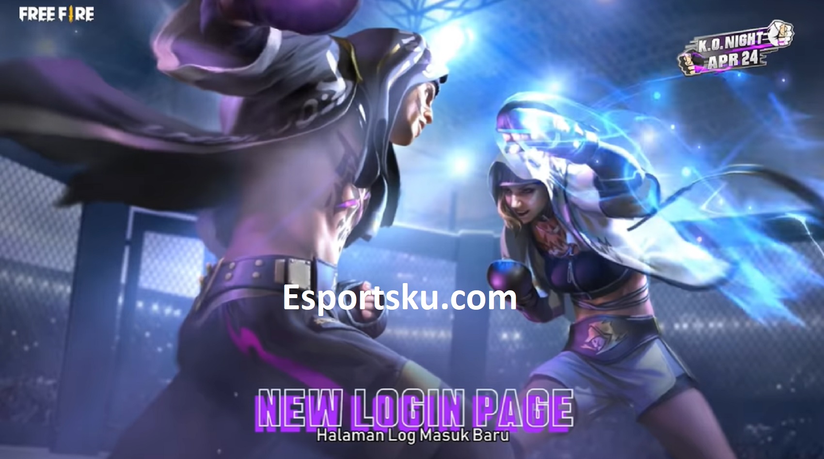 Harga Bundle KO Night Shock Epic Free Fire (FF) Esportsku