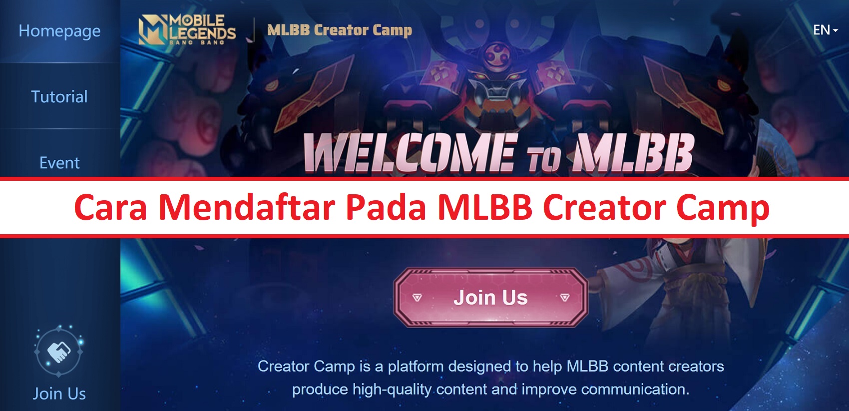 Cara Mendaftar Pada MLBB Creator Camp Esportsku