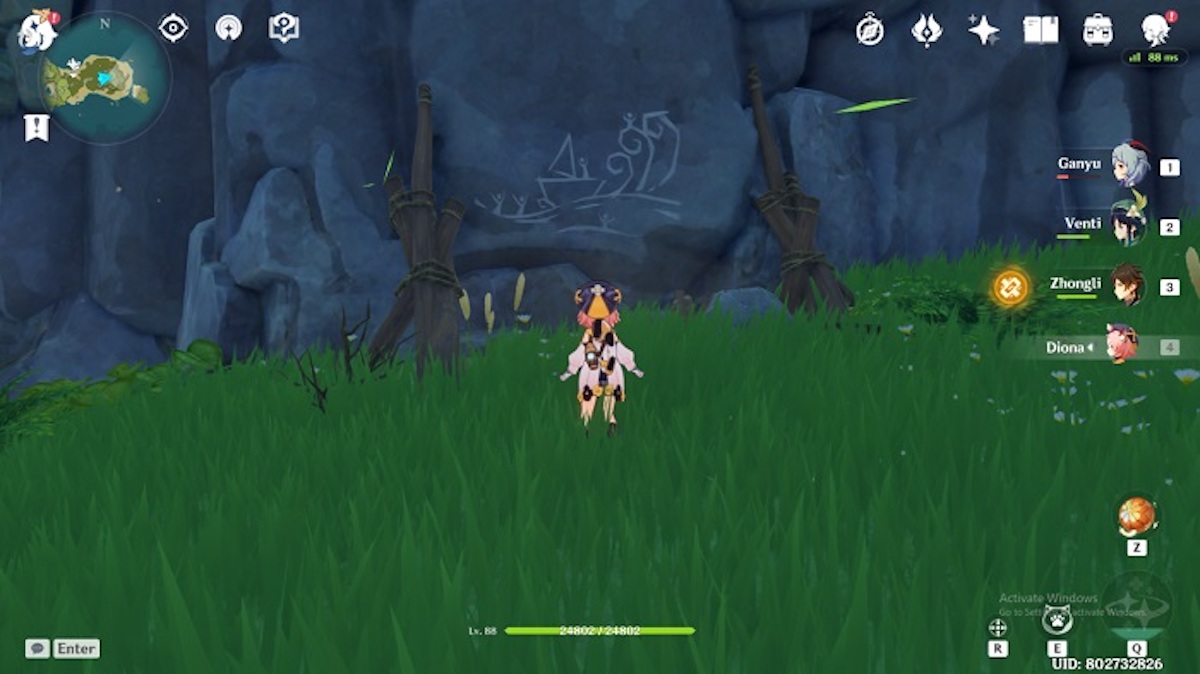 Lokasi Mural Pulau Golden Apple Archipelago Genshin Impact, Ini